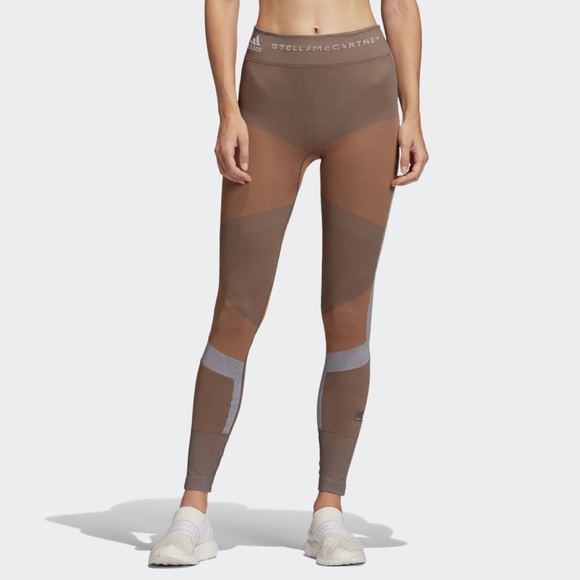 NWT Adidas x Stella McCartney Seamless Running Tights - Picture 3 of 10